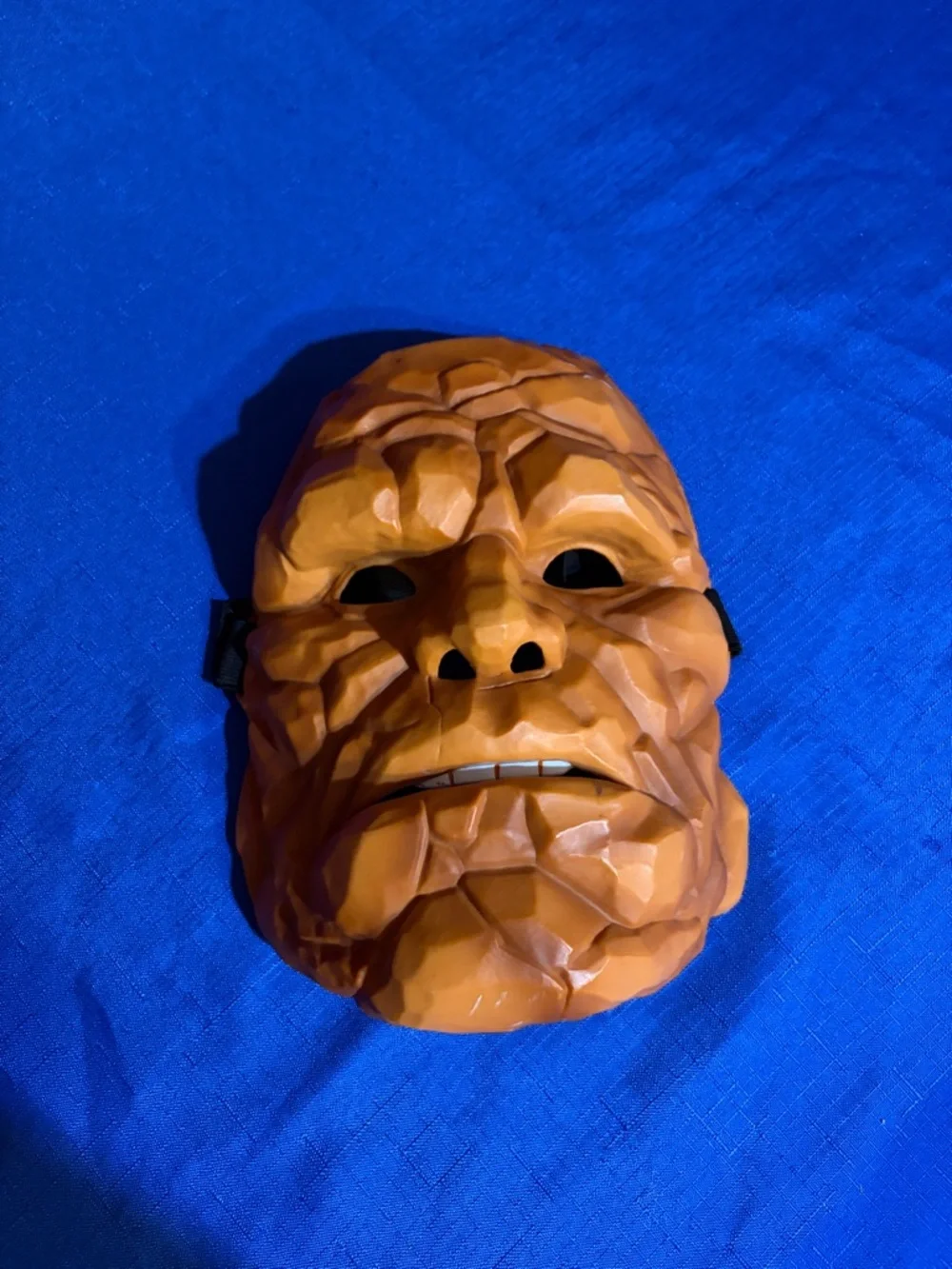 Vintage Fantastic Four "Thing" Sculpted Face Mask Costume 2005 Marvel - Picture 1 of 3